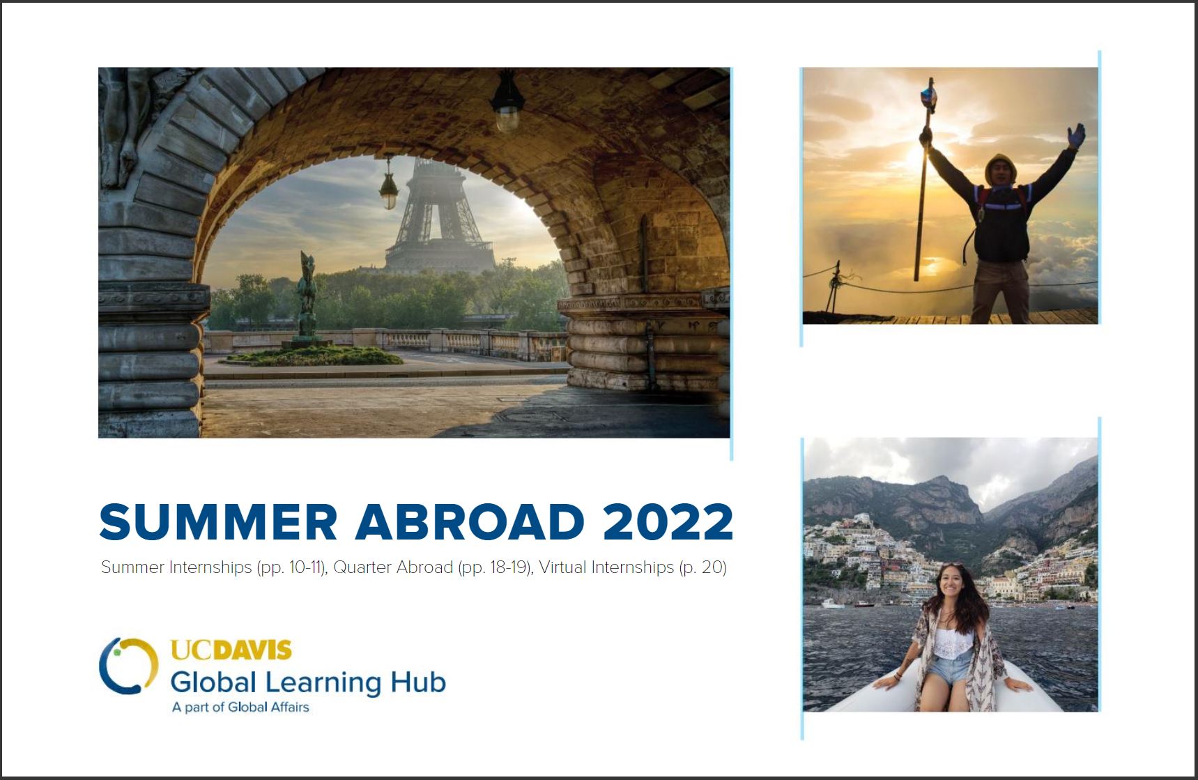 Summer Abroad brochure cover
